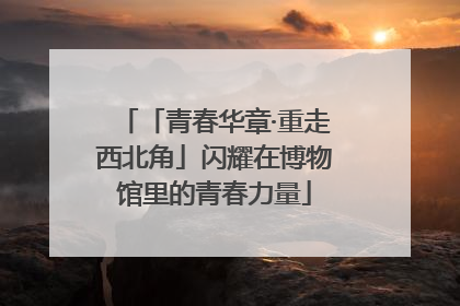 「青春华章·重走西北角」闪耀在博物馆里的青春力量