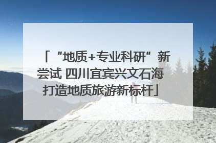 “地质+专业科研”新尝试 四川宜宾兴文石海打造地质旅游新标杆