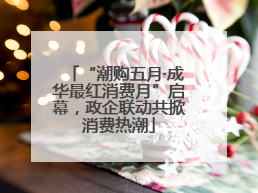 “潮购五月·成华最红消费月”启幕，政企联动共掀消费热潮