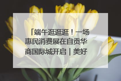 端午逛逛逛！一场惠民消费展在自贡华商国际城开启｜美好生活有“盐”味