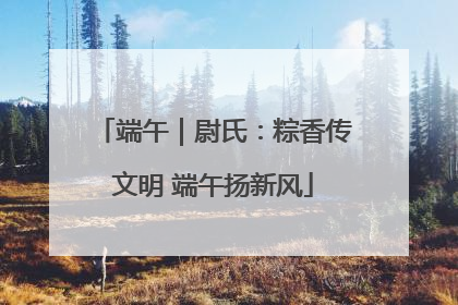 端午｜尉氏：粽香传文明 端午扬新风