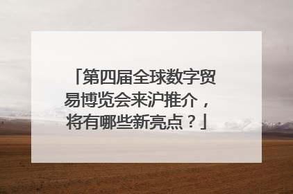 第四届全球数字贸易博览会来沪推介，将有哪些新亮点？
