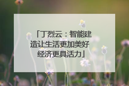丁烈云：智能建造让生活更加美好 经济更具活力