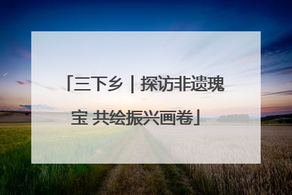 三下乡｜探访非遗瑰宝 共绘振兴画卷