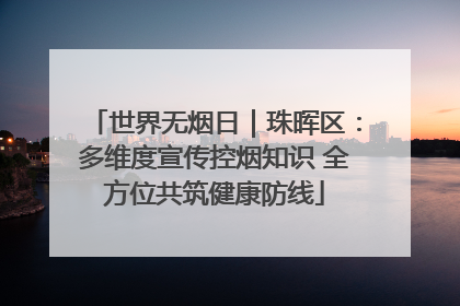 世界无烟日｜珠晖区：多维度宣传控烟知识 全方位共筑健康防线