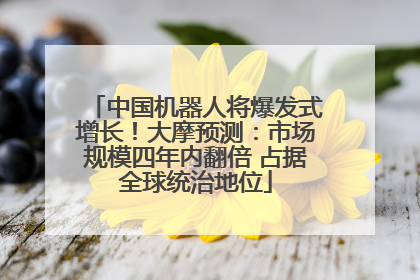 中国机器人将爆发式增长！大摩预测：市场规模四年内翻倍 占据全球统治地位