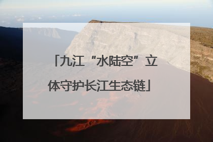 九江“水陆空”立体守护长江生态链