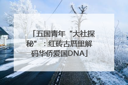 五国青年“大社探秘”：红砖古厝里解码华侨爱国DNA