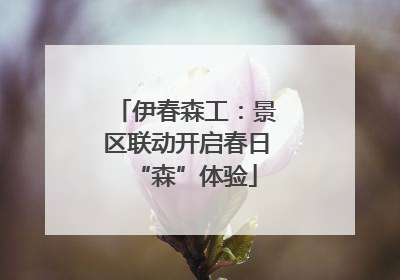 伊春森工：景区联动开启春日“森”体验