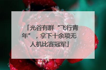 光谷有群“飞行青年”，拿下十余项无人机比赛冠军