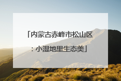 内蒙古赤峰市松山区：小湿地里生态美