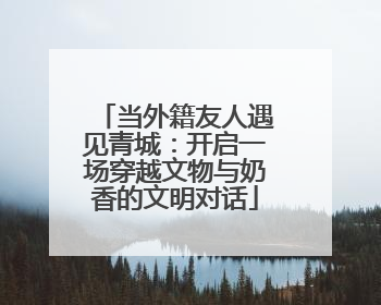 当外籍友人遇见青城：开启一场穿越文物与奶香的文明对话