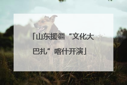 山东援疆“文化大巴扎”喀什开演