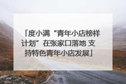 度小满“青年小店榜样计划”在张家口落地 支持特色青年小店发展