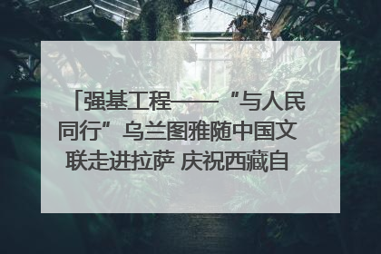 强基工程——“与人民同行”乌兰图雅随中国文联走进拉萨 庆祝西藏自治区成立60周年