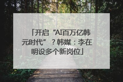 开启“AI百万亿韩元时代”？韩媒：李在明设多个新岗位