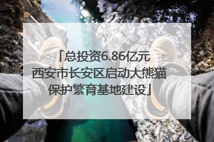 总投资6.86亿元 西安市长安区启动大熊猫保护繁育基地建设
