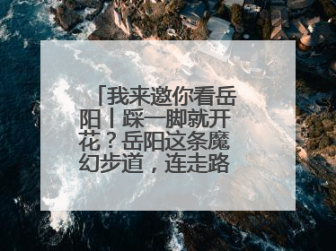 我来邀你看岳阳丨踩一脚就开花？岳阳这条魔幻步道，连走路都变得好玩！