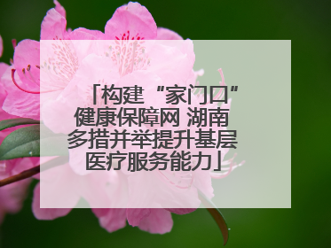 构建“家门口”健康保障网 湖南多措并举提升基层医疗服务能力
