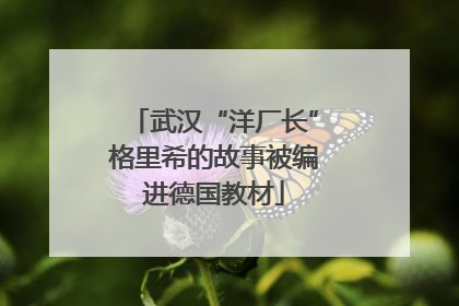 武汉“洋厂长”格里希的故事被编进德国教材