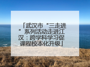 武汉市“三走进”系列活动走进江汉：跨学科学习促课程校本化升级