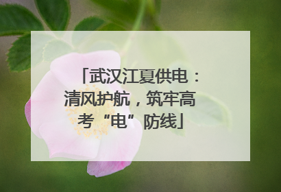武汉江夏供电：清风护航，筑牢高考“电”防线