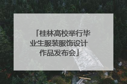 桂林高校举行毕业生服装服饰设计作品发布会
