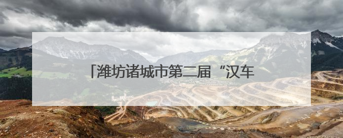 潍坊诸城市第二届“汉车杯”象棋公开赛圆满收官