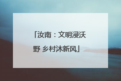 汝南：文明浸沃野 乡村沐新风