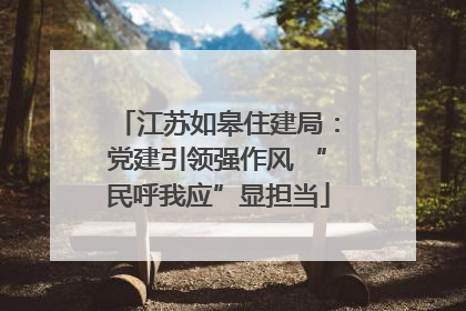 江苏如皋住建局：党建引领强作风 “民呼我应”显担当