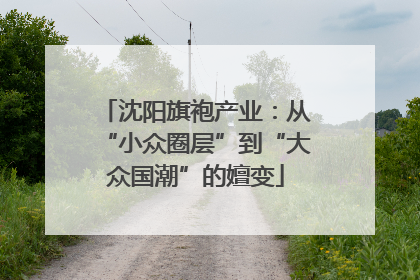 沈阳旗袍产业：从“小众圈层”到“大众国潮”的嬗变