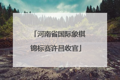 河南省国际象棋锦标赛许昌收官