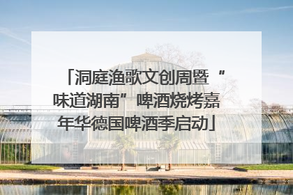 洞庭渔歌文创周暨“味道湖南”啤酒烧烤嘉年华德国啤酒季启动
