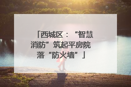 西城区：“智慧消防”筑起平房院落“防火墙”