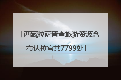 西藏拉萨普查旅游资源含布达拉宫共7799处