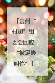 贵州“村超”组委会回应“被足协叫停”