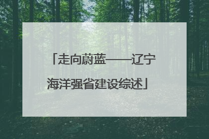 走向蔚蓝——辽宁海洋强省建设综述