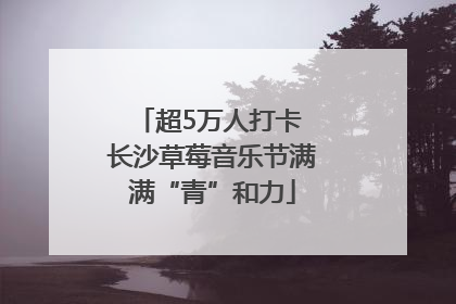 超5万人打卡 长沙草莓音乐节满满“青”和力
