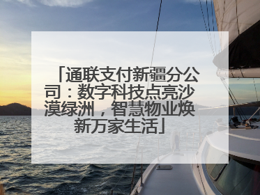 通联支付新疆分公司：数字科技点亮沙漠绿洲，智慧物业焕新万家生活