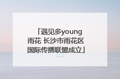 遇见多young雨花 长沙市雨花区国际传播联盟成立