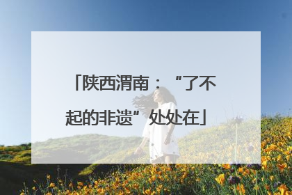 陕西渭南：“了不起的非遗”处处在