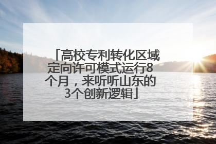 高校专利转化区域定向许可模式运行8个月，来听听山东的3个创新逻辑