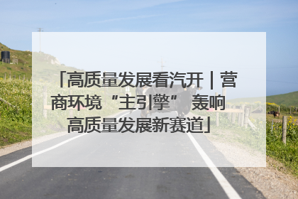 高质量发展看汽开｜营商环境“主引擎” 轰响高质量发展新赛道