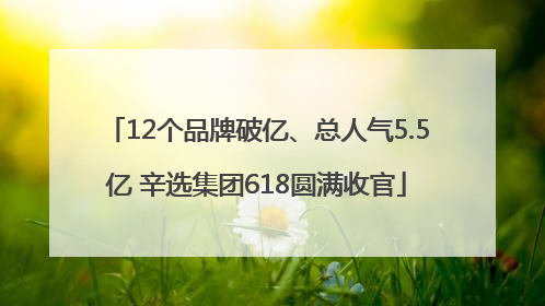 12个品牌破亿、总人气5.5亿 辛选集团618圆满收官