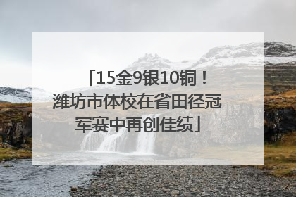 15金9银10铜！潍坊市体校在省田径冠军赛中再创佳绩