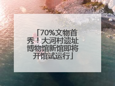 70%文物首秀！大河村遗址博物馆新馆即将开馆试运行